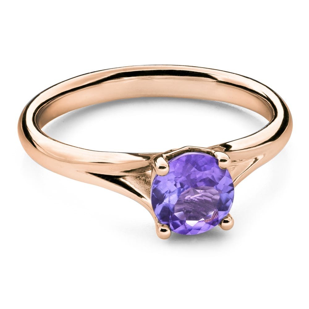 Помолвочное кольцо с драгоценными камнями "Краски 3"