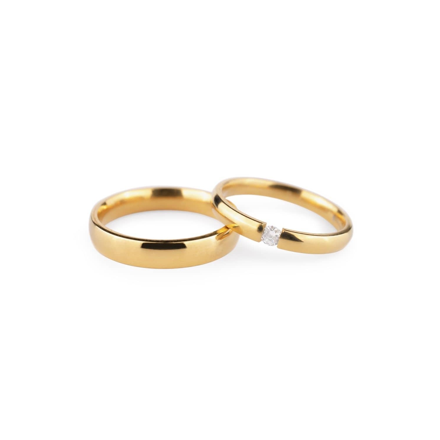 Laulību gredzeni ar dimantiem "VKA 133"