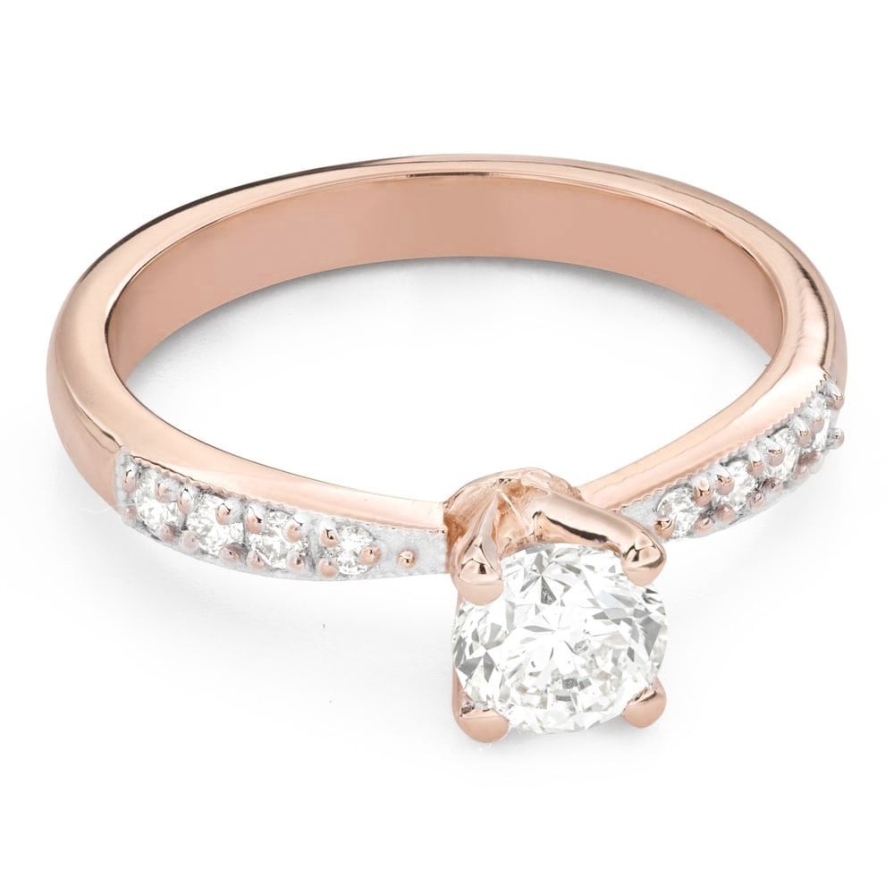 Saderināšanās gredzens ar Briljantiem "Graciozitāte 39"