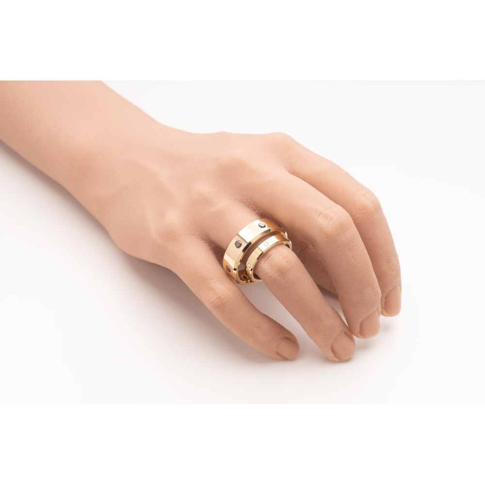 Золотые обручальные кольца с бриллиантами "VMA 129"