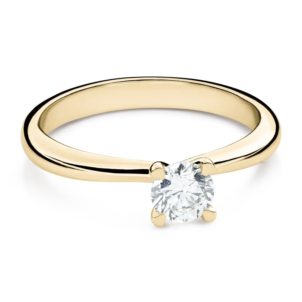 Помолвочное кольцо с Бриллиантом "Богиня 45"