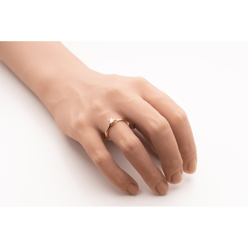 Помолвочное кольцо с Бриллиантом "Переплетенные судьбы 53"