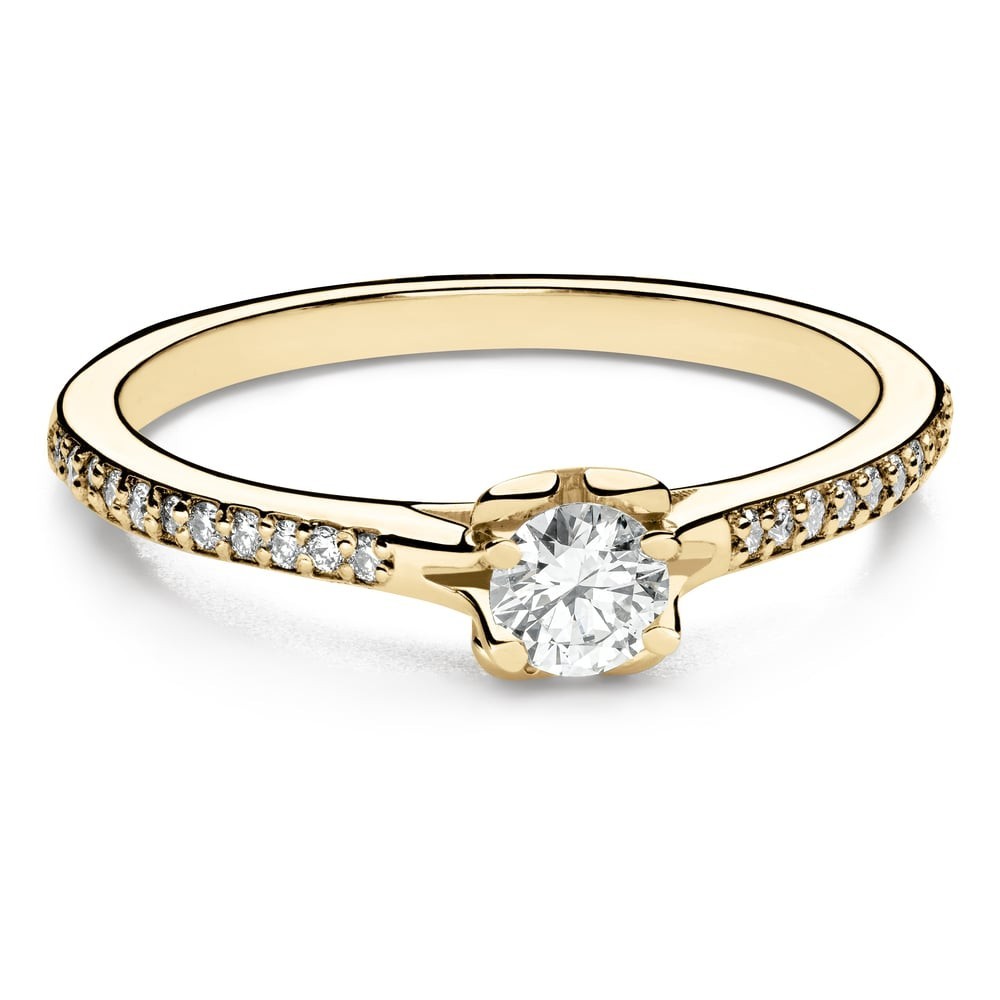 Помолвочное кольцо с Бриллиантами "Единственная 35"