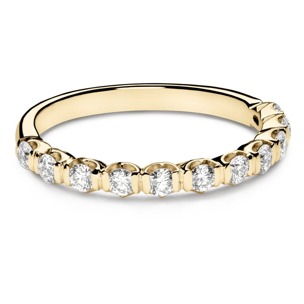 Zelta gredzens ar Briljantiem "Dimanta jostīte 17"