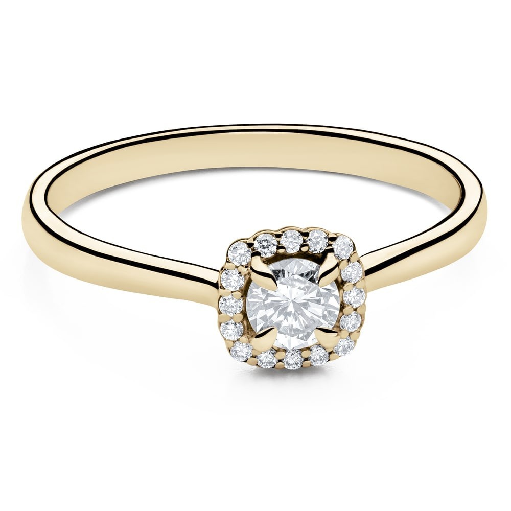 Помолвочное кольцо с Бриллиантами "Бриллиантовый цветок 11"