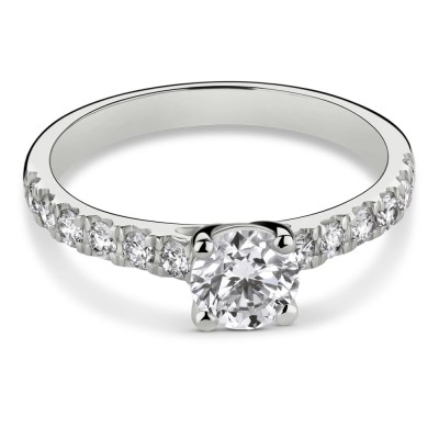 Saderināšanās gredzens ar Briljantiem "Graciozitāte 49"