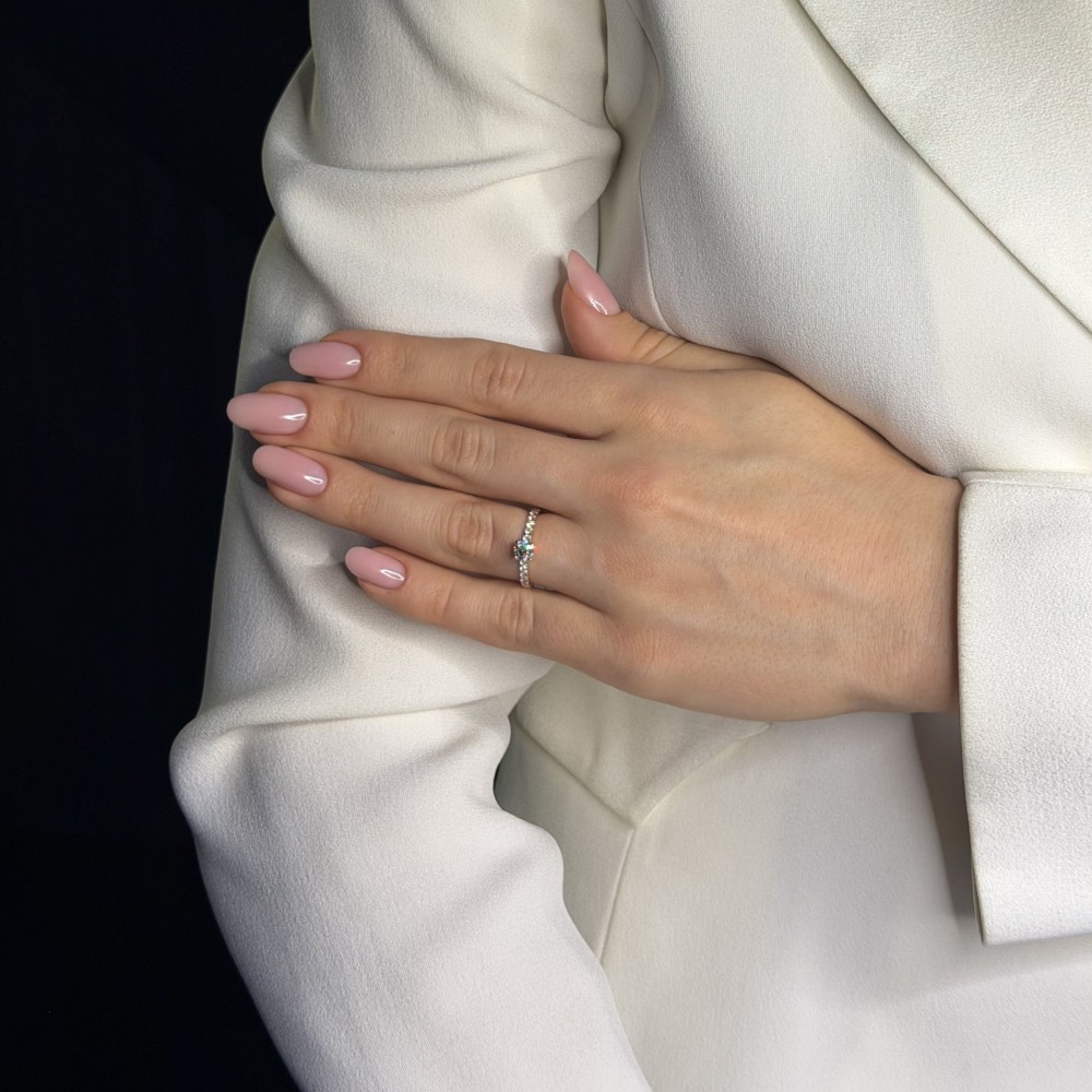 Saderināšanās gredzens ar Briljantiem "Graciozitāte 49"