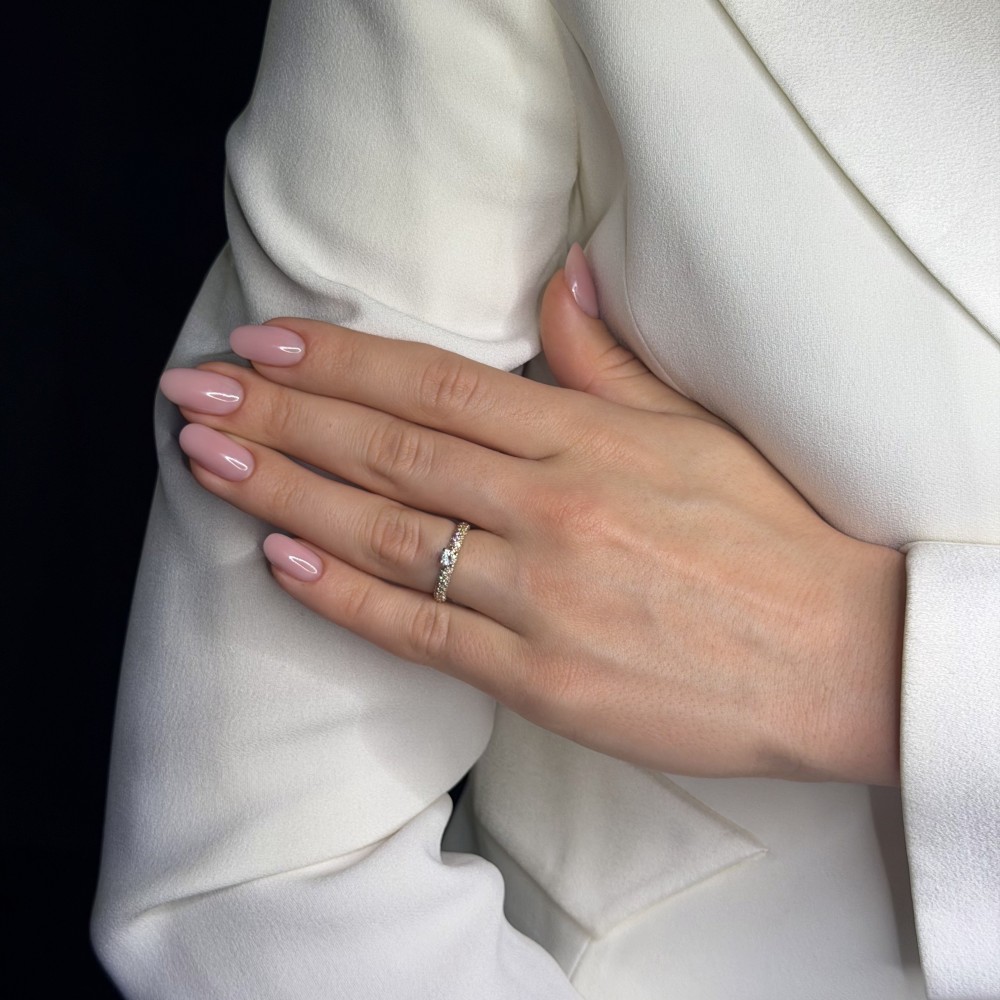 Saderināšanās gredzens ar Briljantiem "Graciozitāte 44"