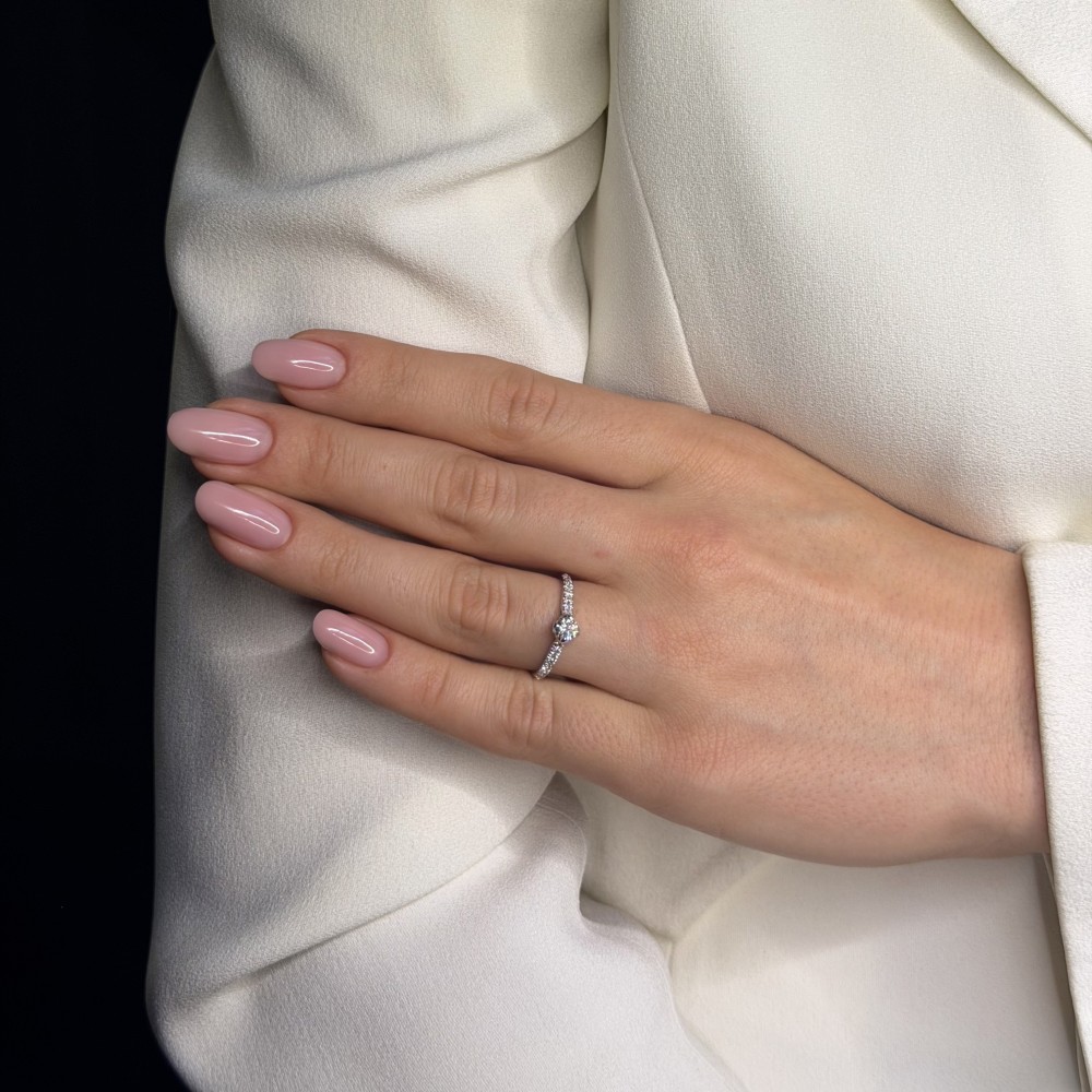 Помолвочное кольцо с Бриллиантами "Единственная 41"