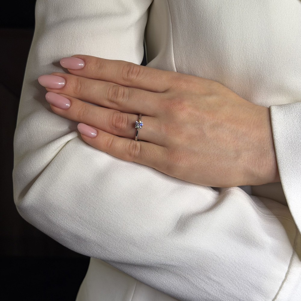 Помолвочное кольцо с Бриллиантом "Единственная 53"