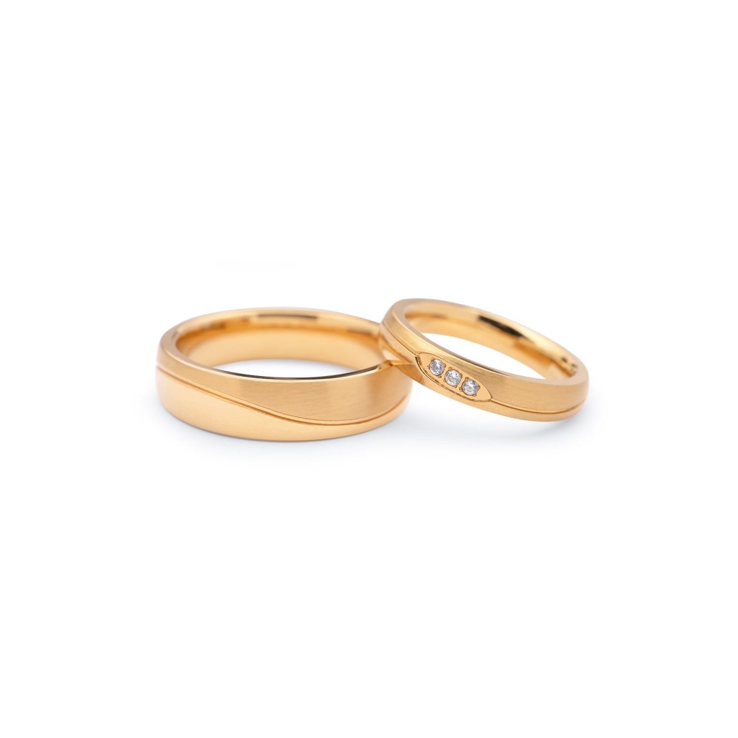 Zelta laulību gredzeni "VKA 106"