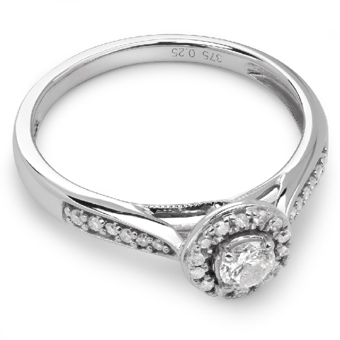 Помолвочное кольцо с Бриллиантами "Бриллиантовый букет 19"