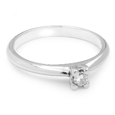 Помолвочное кольцо с Бриллиантом "Богиня 385"