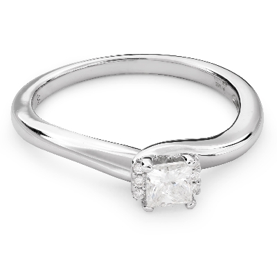 Помолвочное кольцо с алмазами "Принцесса 53"
