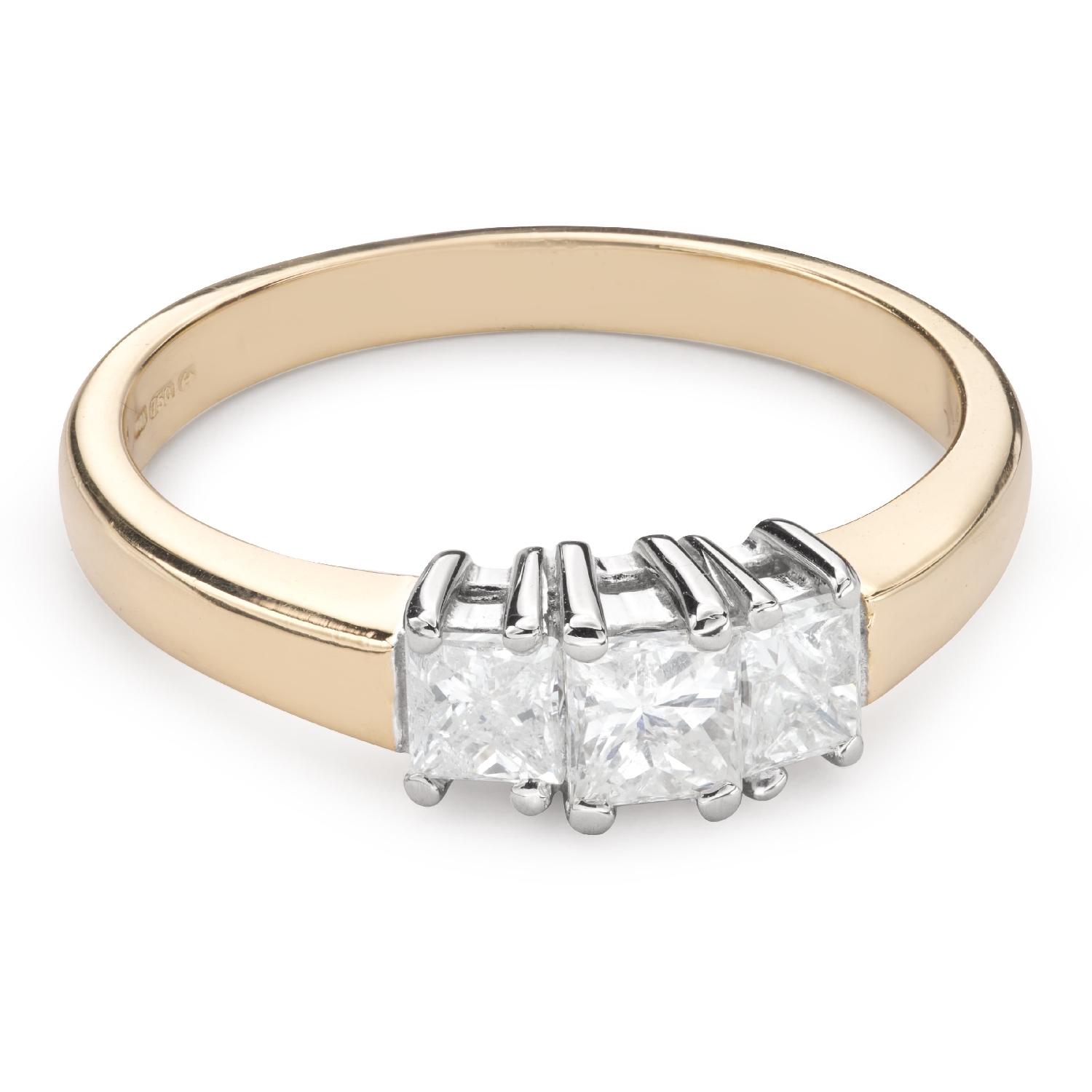 Помолвочное кольцо с алмазами "Трилогия 36"
