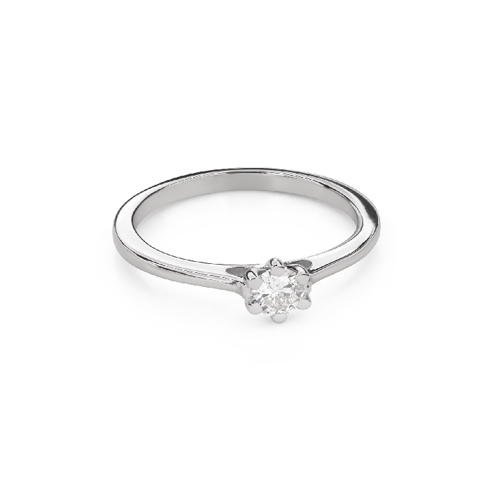 Помолвочное кольцо с Бриллиантом "Королева сердца 29"