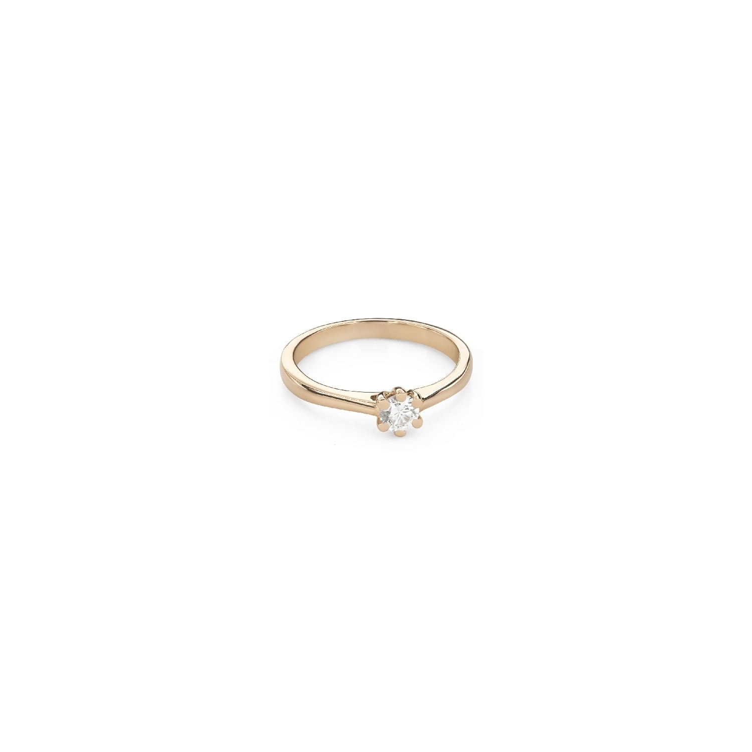 Помолвочное кольцо с Бриллиантом "Королева 55"