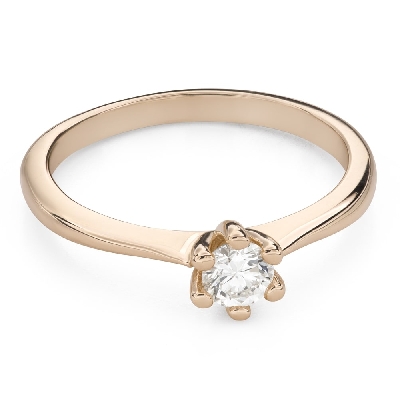 Помолвочное кольцо с Бриллиантом "Королева 79"