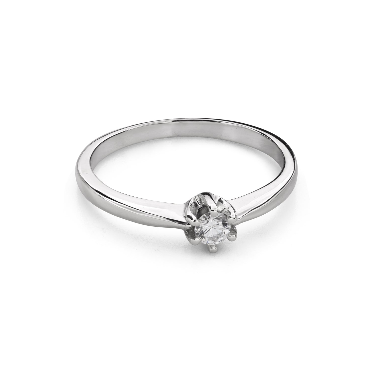 Помолвочное кольцо с Бриллиантом "Королева 83"
