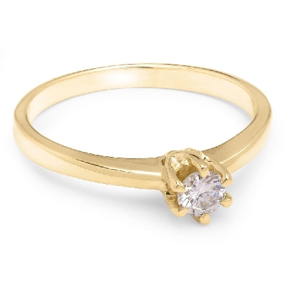 Помолвочное кольцо с Бриллиантом "Королева 98"