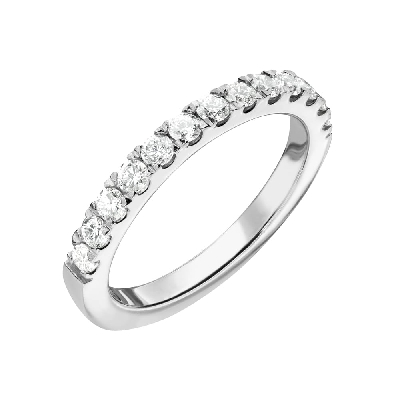Золотое кольцо с Бриллиантами "Алмазная полоска 60"