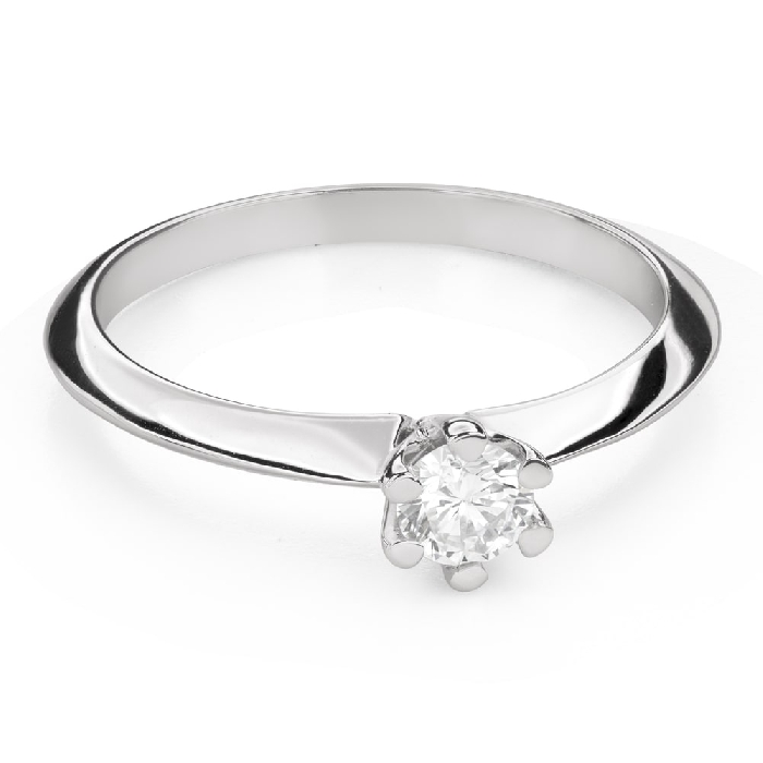 Помолвочное кольцо с Бриллиантом "Королева 137"