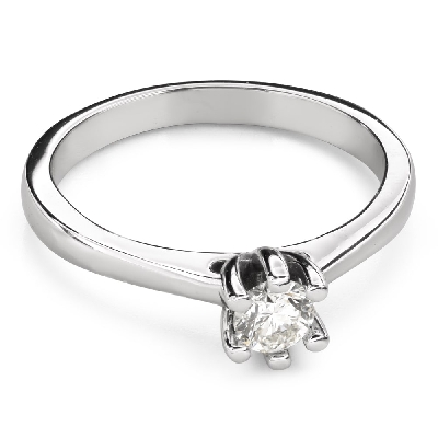 Помолвочное кольцо с Бриллиантом "Королева 143"