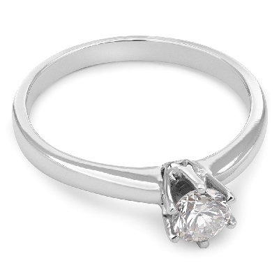 Помолвочное кольцо с Бриллиантом "Королева 162"