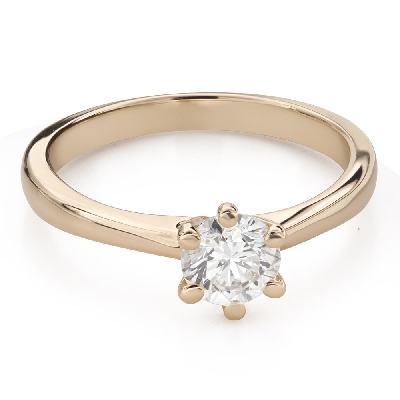 Помолвочное кольцо с Бриллиантом "Королева 171"