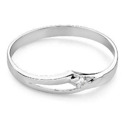 Помолвочное кольцо с Бриллиантом "В объятиях любви 89"
