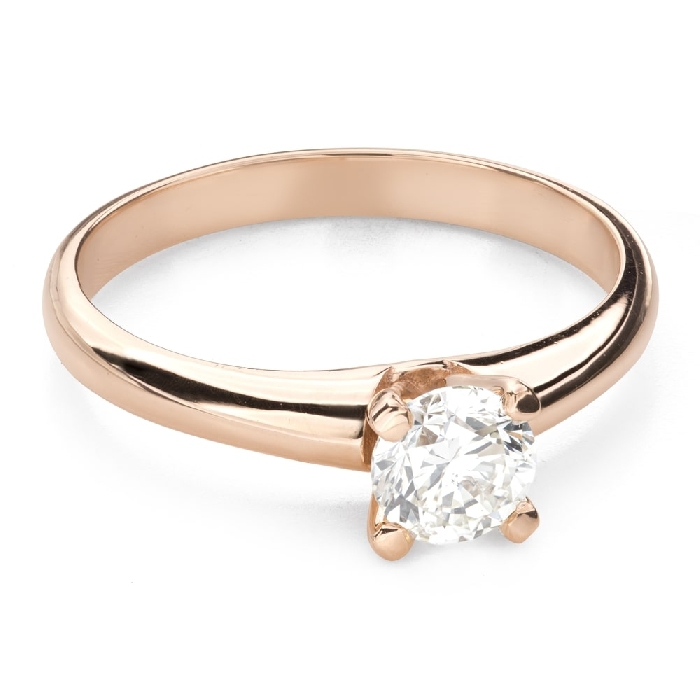 Золотое кольцо с  Бриллиантом "Незабываемый 50"