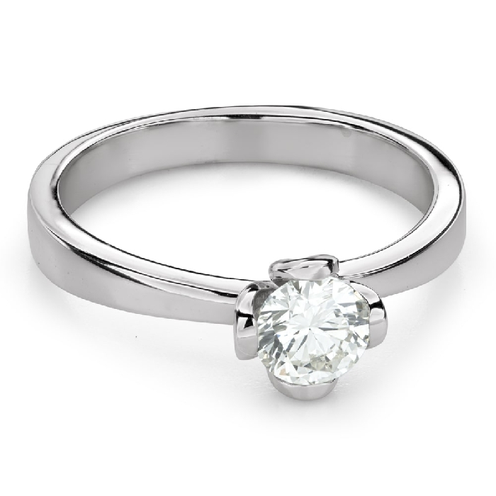 Помолвочное кольцо с Бриллиантами "Цветок 29"