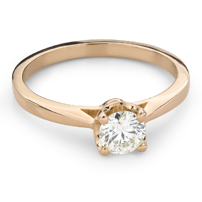 Золотое кольцо с  Бриллиантом "Богиня 374"