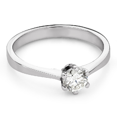 Помолвочное кольцо с Бриллиантом "Королева 192"
