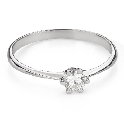 Помолвочное кольцо с Бриллиантом "Королева 194"