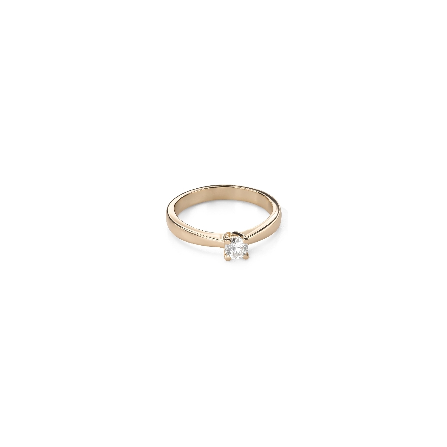 Золотое кольцо с  Бриллиантом "Богиня 392"