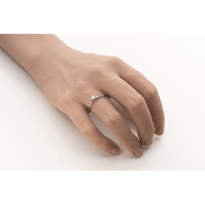 Помолвочное кольцо с алмазами "Принцесса 132"