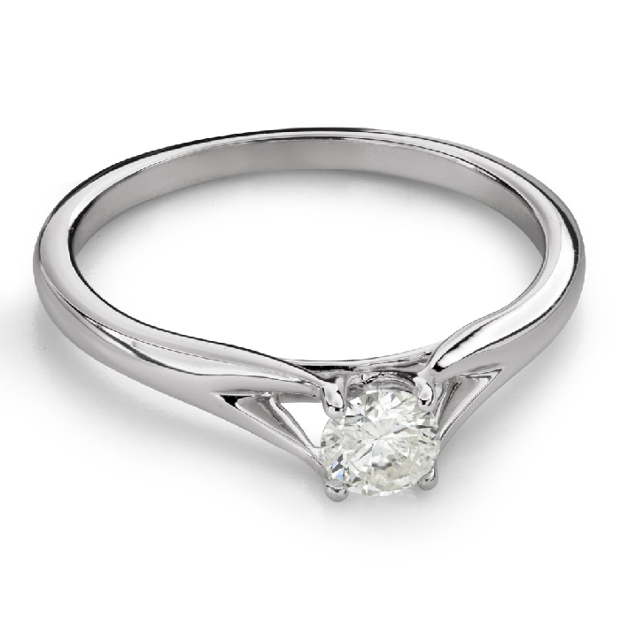 Помолвочное кольцо с Бриллиантами "В объятиях любви 109"
