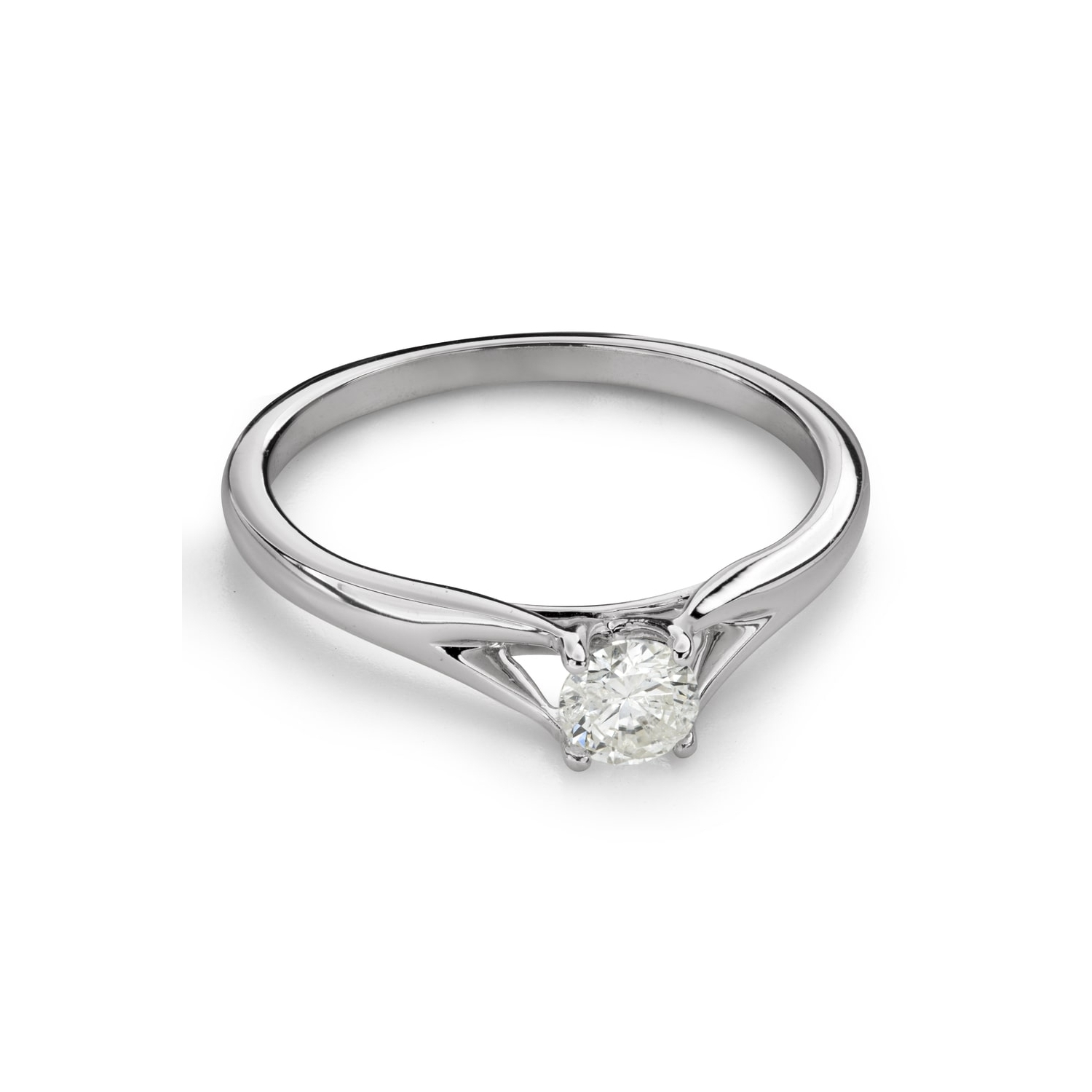 Помолвочное кольцо с Бриллиантами "В объятиях любви 109"