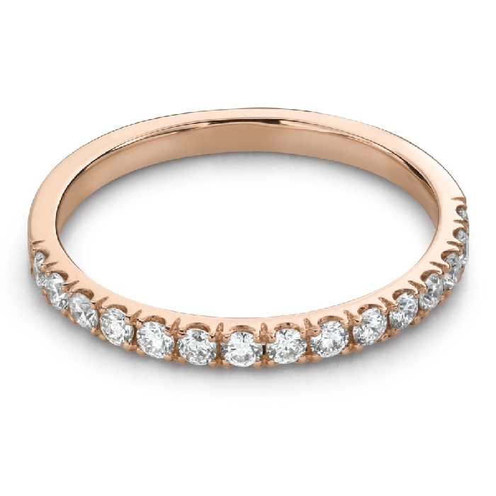 Золотое кольцо с Бриллиантами "Алмазная полоска 73"