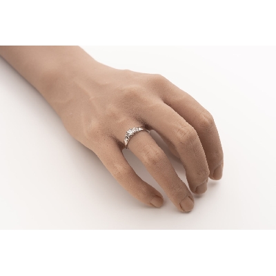Помолвочное кольцо с Бриллиантами "Бриллиантовый цветок 59"