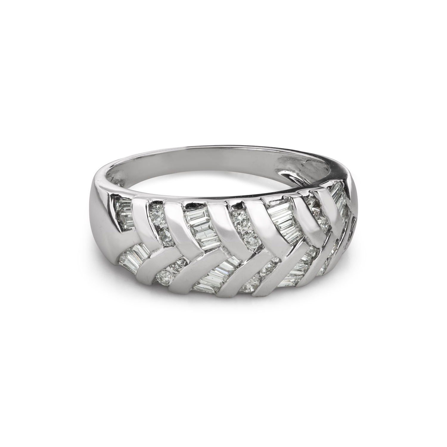 Помолвочное кольцо с алмазами "Корона 26"