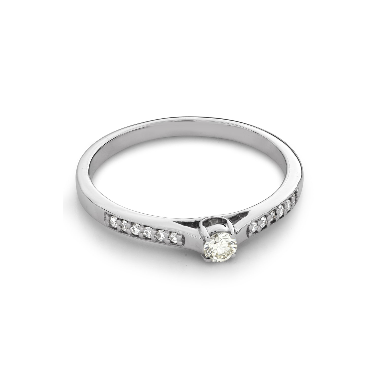 Помолвочное кольцо с Бриллиантами "Грациозность 208"