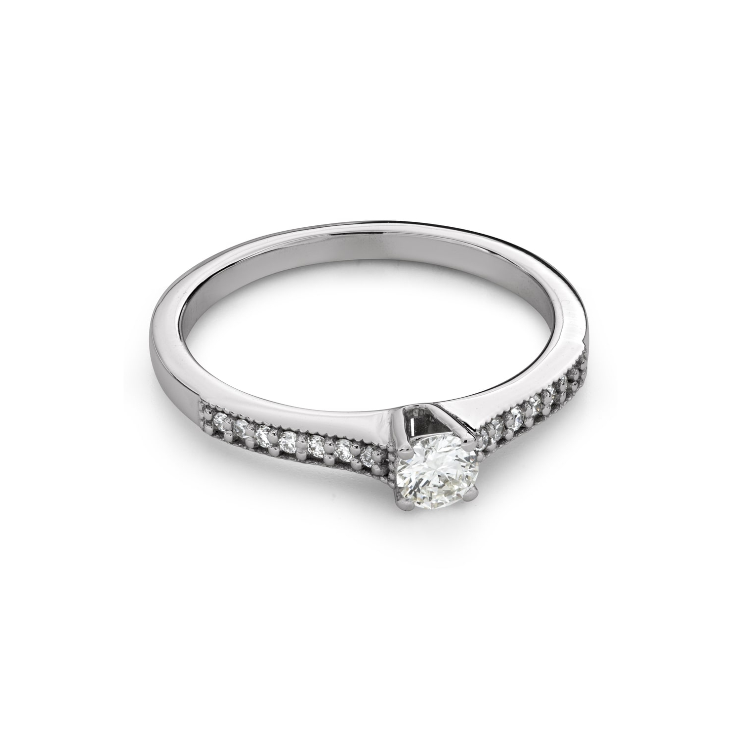 Помолвочное кольцо с Бриллиантами "Грациозность 210"