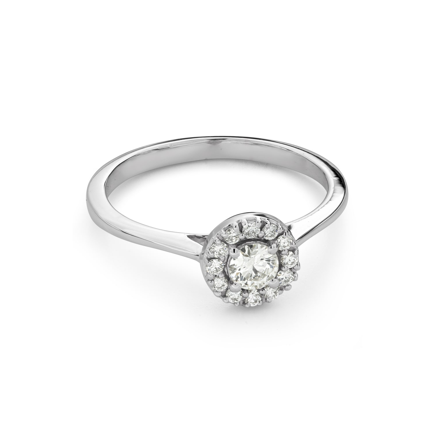 Помолвочное кольцо с Бриллиантами "Бриллиантовый цветок 60"