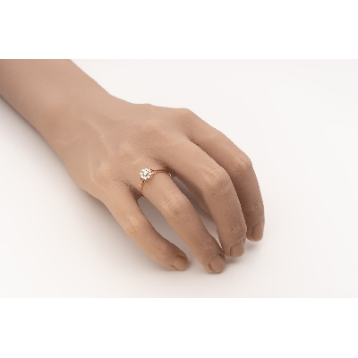 Помолвочное кольцо с Бриллиантами "Бриллиантовый цветок 65"