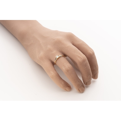 Помолвочное кольцо с Бриллиантом "Прочность 158"