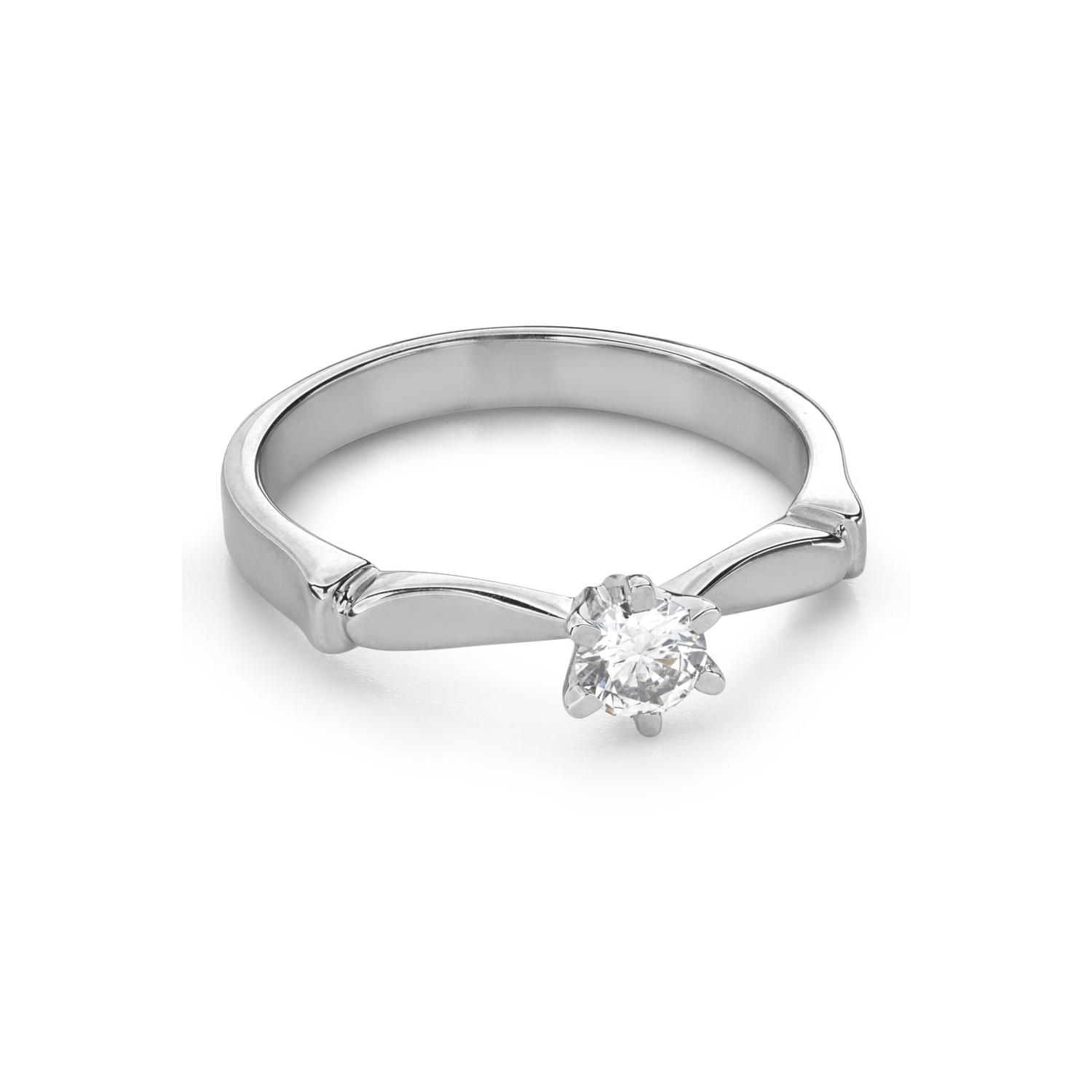 Помолвочное кольцо с Бриллиантом "Королева 204"