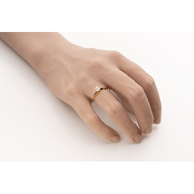 Помолвочное кольцо с Бриллиантом "Богиня 108"