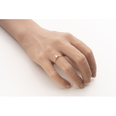 Помолвочное кольцо с Бриллиантом "Королева 55"